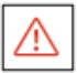 Warning icon (exclamation point in triangle)